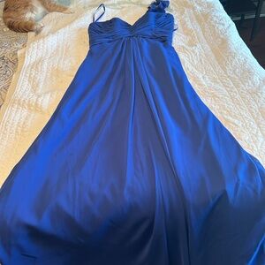 Allure bridal one shoulder with scarf